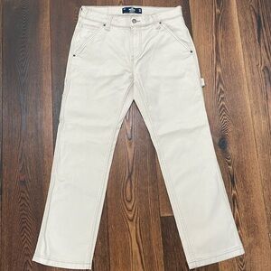 Hollister Cream Carpenter Pants